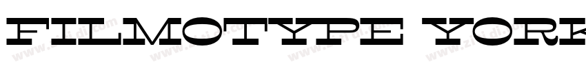 FILMOTYPE YORK字体转换